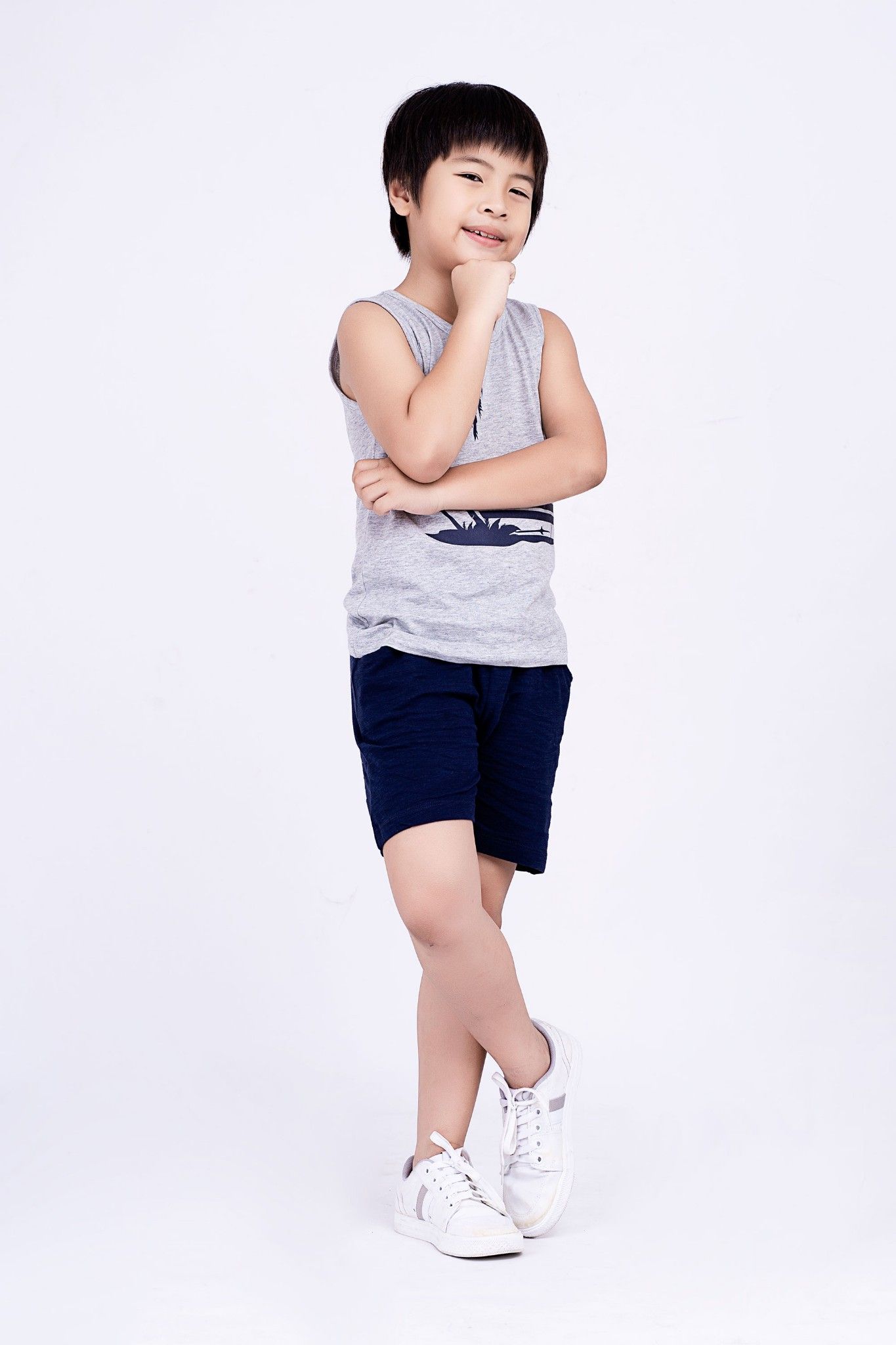 Bộ thun bé trai Rabity 9292