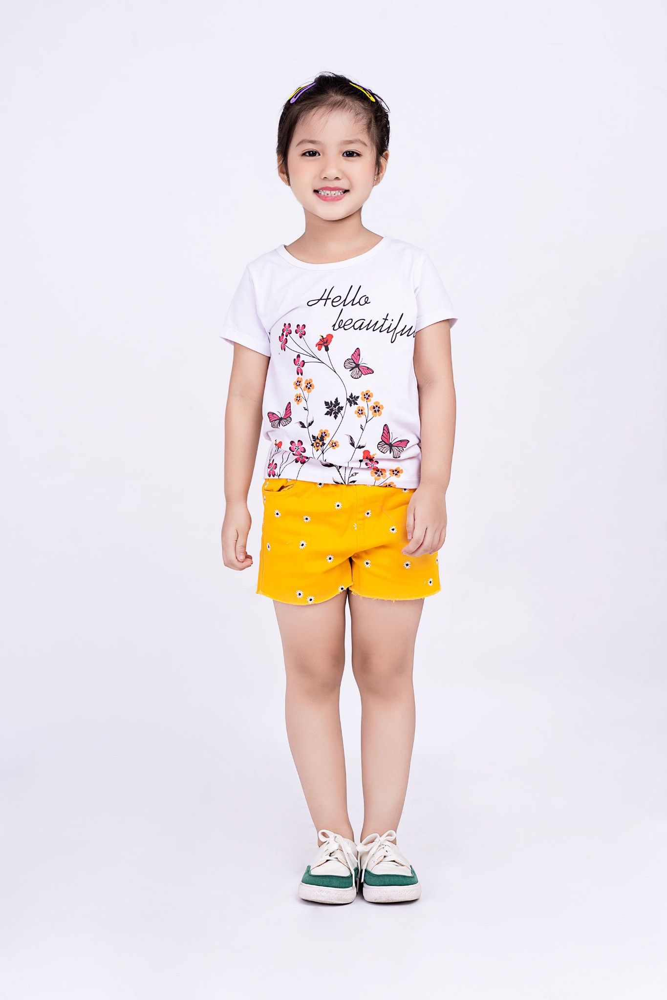 Quần short kaki bé gái Rabity 9206.9244
