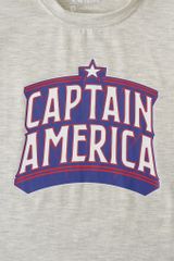 Áo thun ngắn tay Captain America bé trai Rabity 500.002