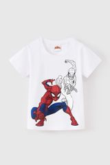 Áo thun ngắn tay Spider-man bé trai Rabity 500.004