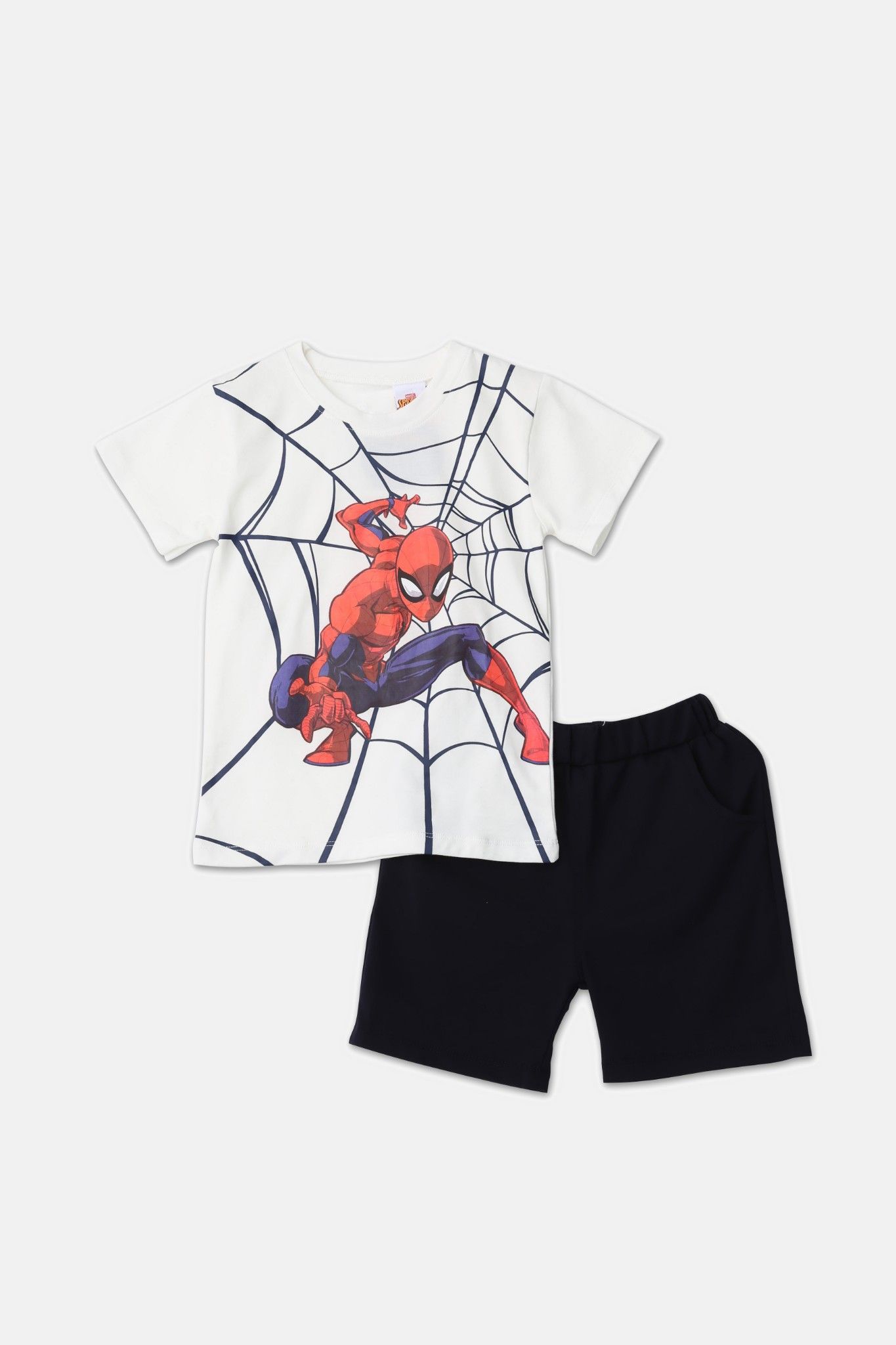 Bộ thun Spider man ngắn tay bé trai Rabity 5097