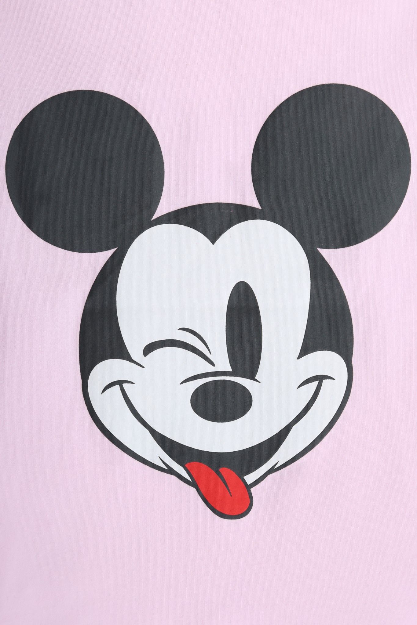 Áo thun Mickey cổ tròn ngắn tay bé gái Rabity 5125