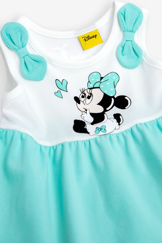 Đầm váy thun Minnie sát nách bé gái Rabity 5608