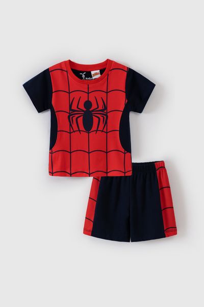 Bộ thun Spider-man ngắn tay bé trai Rabity 5616