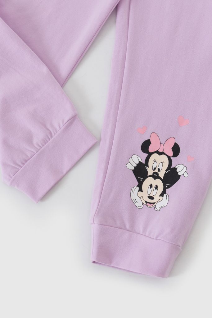 Bộ thun bé gái dài tay Rabity Minnie 5644