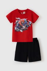 Bộ thun ngắn tay Spider-man bé trai Rabity 5700