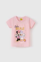 Áo thun ngắn tay bé gái Minnie Rabity 5706