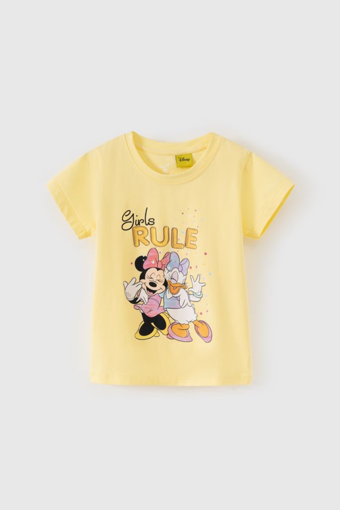 Áo thun ngắn tay bé gái Minnie Rabity 5706