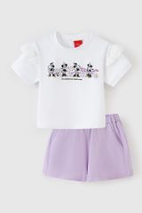 Bộ thun ngắn tay bé gái Minnie Rabity 5708