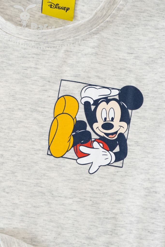 Áo thun ngắn tay bé trai Mickey Rabity 5719