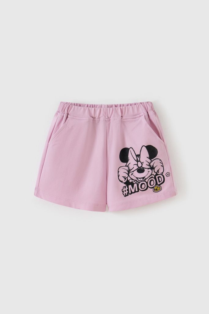 Quần short thun bé gái Minnie Rabity 5726