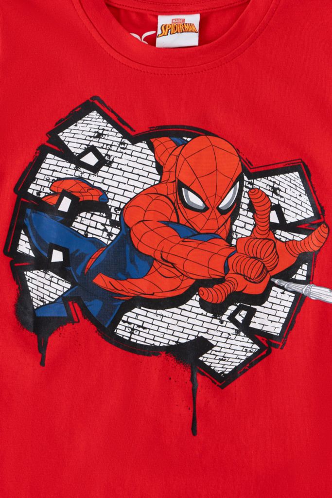 Áo thun ngắn tay bé trai Spider-man Rabity 5764