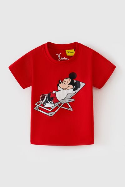 Áo thun ngắn tay bé trai Mickey Rabity 5774