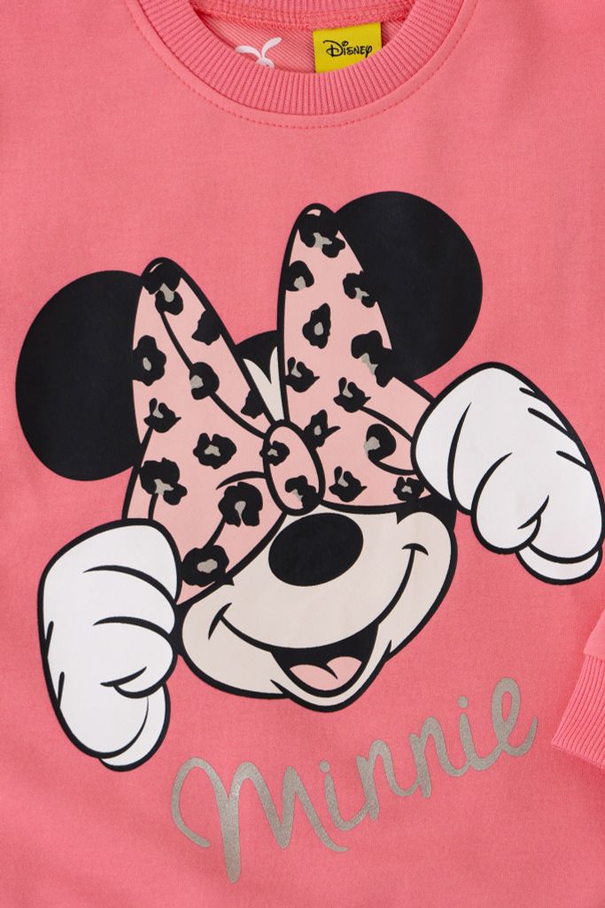 Áo nỉ dài tay bé gái Minnie Rabity 5781