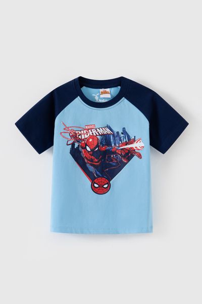 Áo thun ngắn tay Spider-man bé trai Rabity 5783