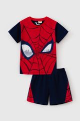 Bộ thun ngắn tay Spider-man bé trai Rabity 5786