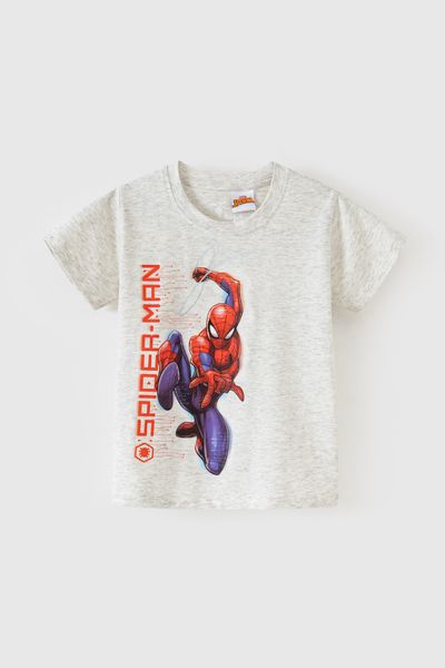 Áo thun ngắn tay Spider-man bé trai Rabity 5787