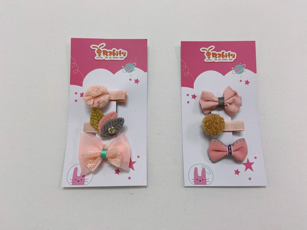 Set kẹp tóc 3 cái Rabity 7008