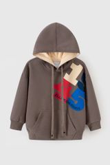 Áo hoodie nỉ mũ dài tay bé trai Rabity x ELLE Kids - designed in Paris 83011