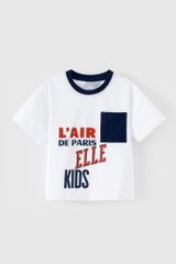 Áo thun ngắn tay bé trai Rabity x ELLE Kids- designed in Paris 83022