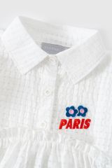 Áo thô kẻ ngắn tay bé gái Rabity x ELLE Kids - designed in Paris 83037