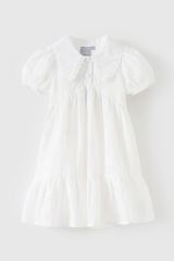 Đầm váy thô cổ sen ngắn tay bé gái Rabity x ELLE Kids - designed in Paris 83039