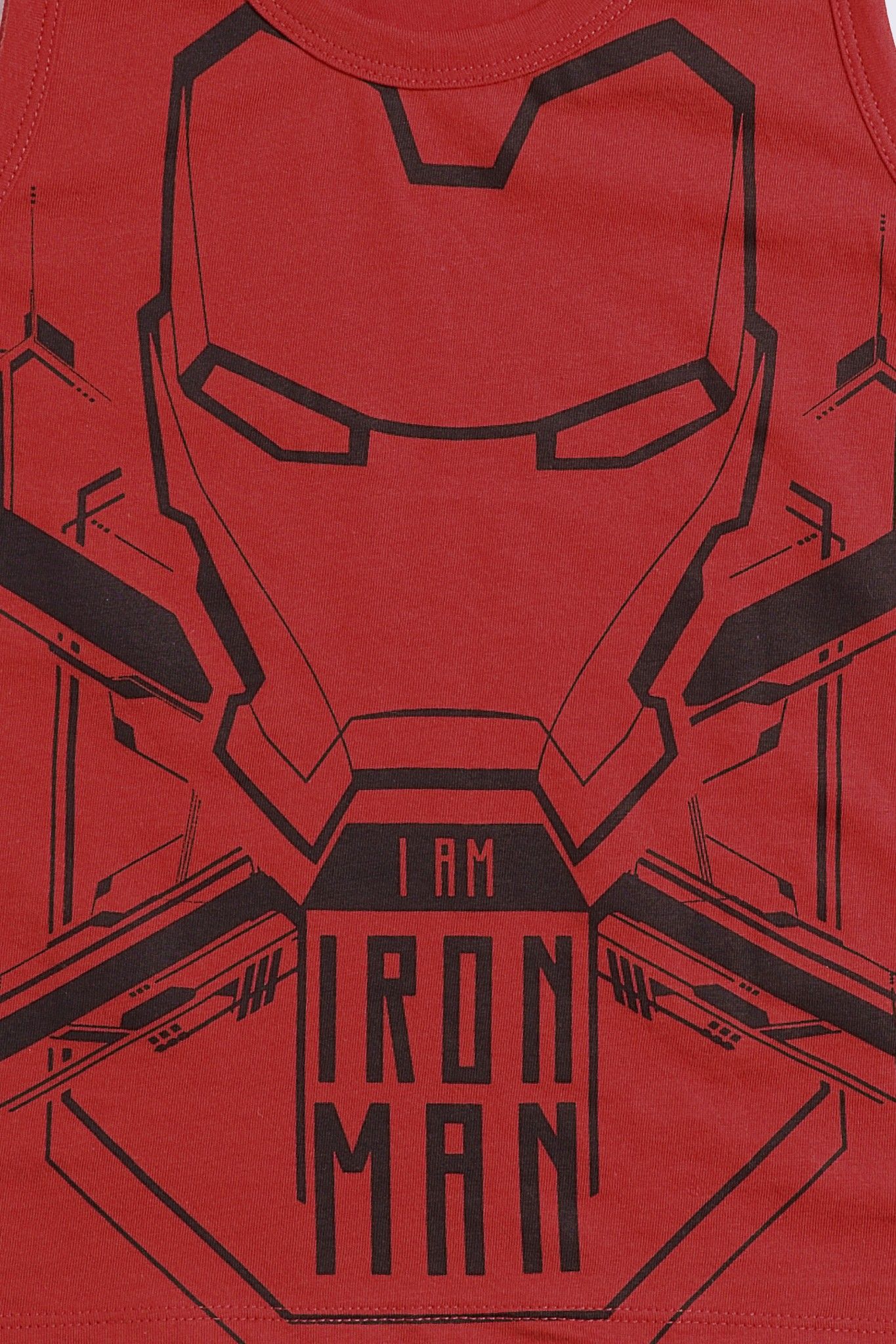 Bộ thun Iron man có tay sát nách bé trai Rabity 5102