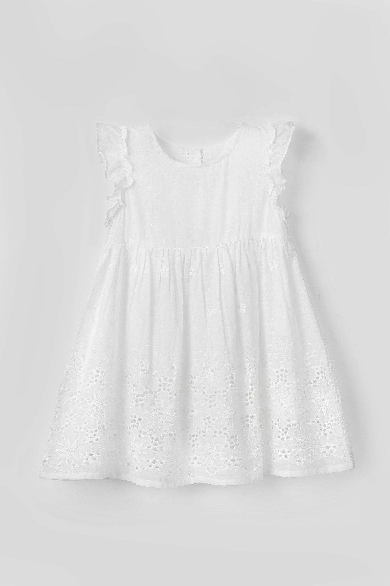 Đầm ren ngắn tay bé gái Rabity 9144