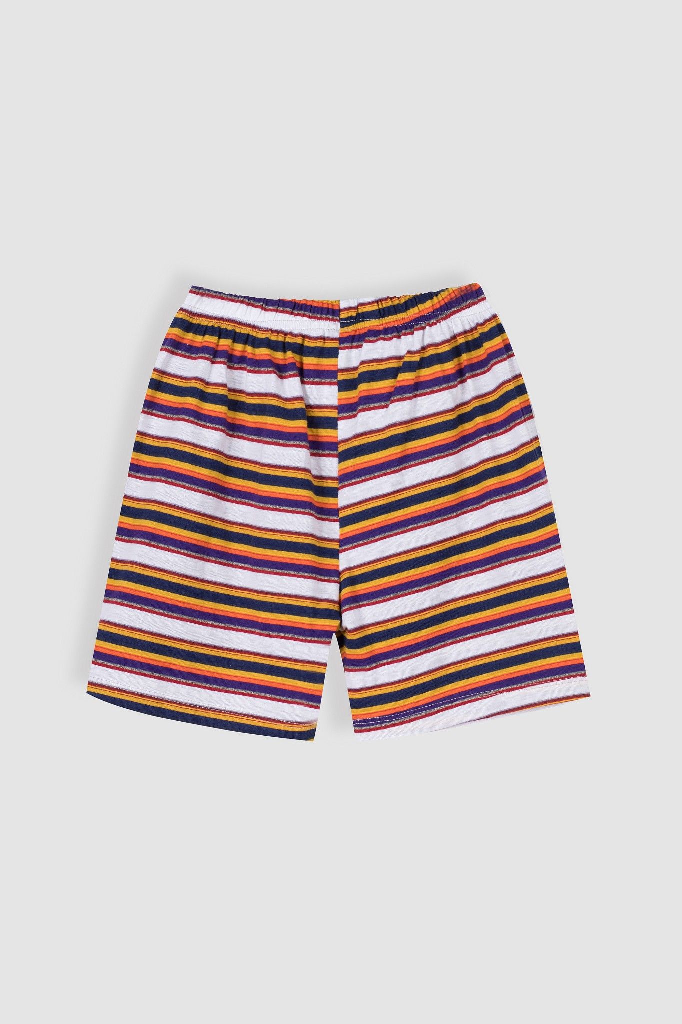 Quần short thun kẻ màu bé trai Rabity 9197
