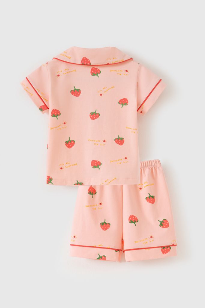 Bộ thun Pijama ngắn tay bé gái Rabity 93017.93021.93025