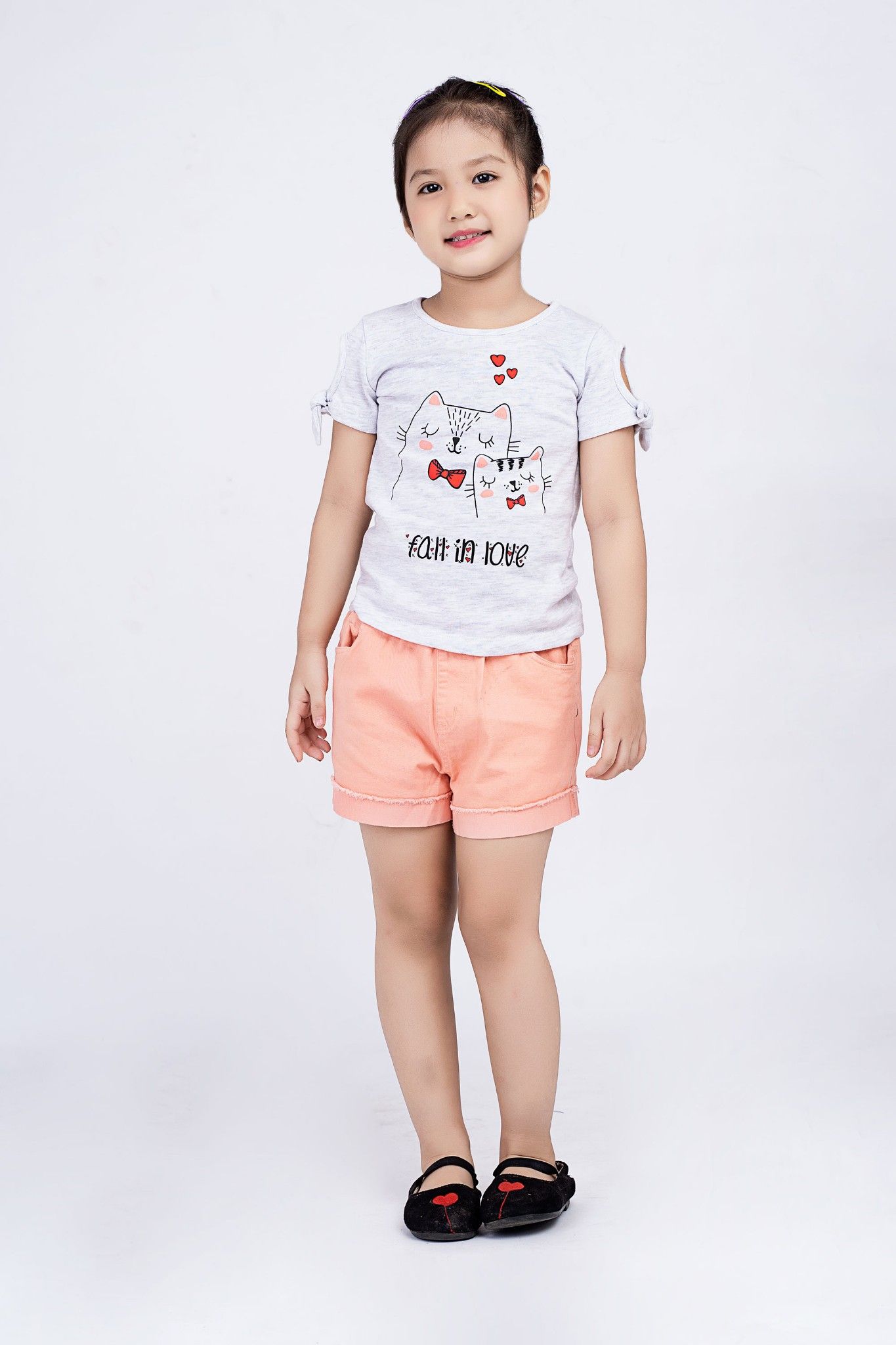 Quần short bé gái Rabity 9091