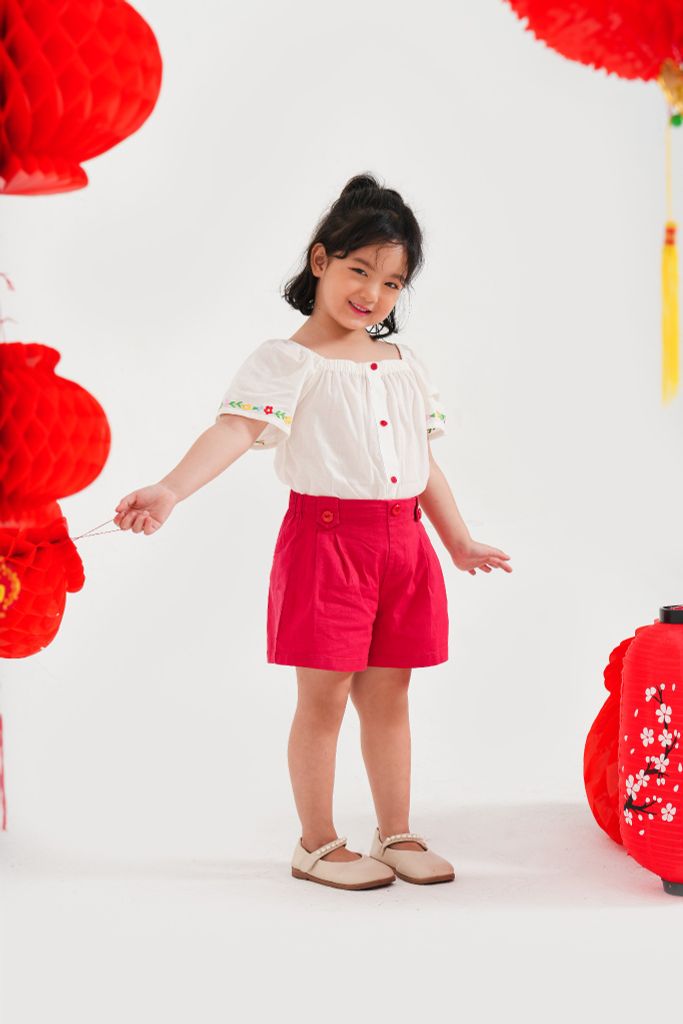 Quần short bé gái Rabity x ELLE Kids- designed in Paris 82022