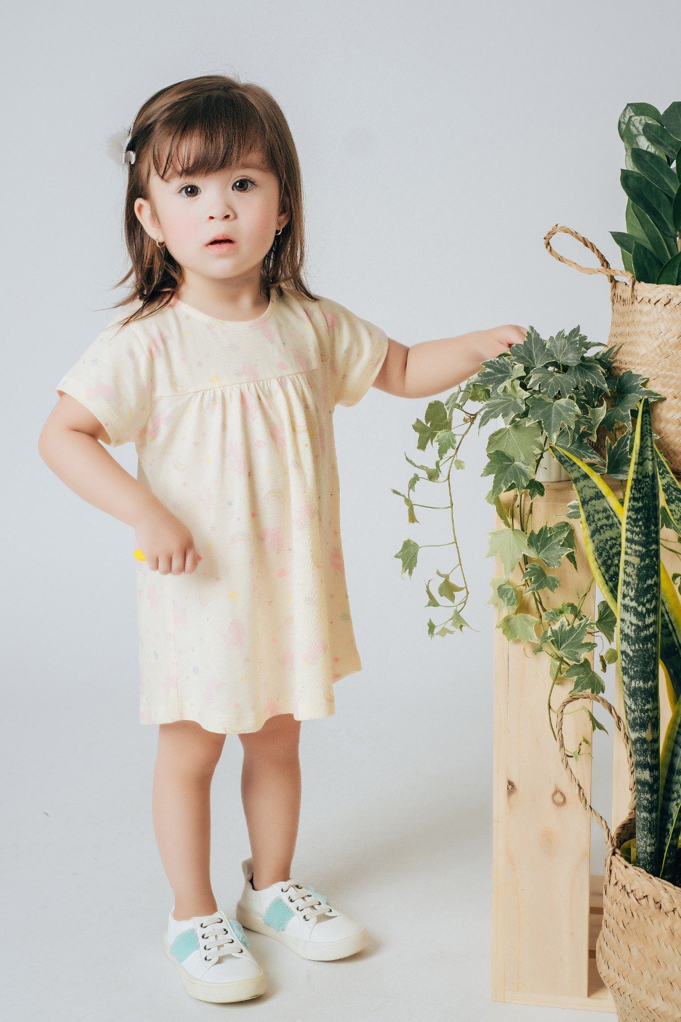 Áo thun ngắn tay bé gái Rabity 8569