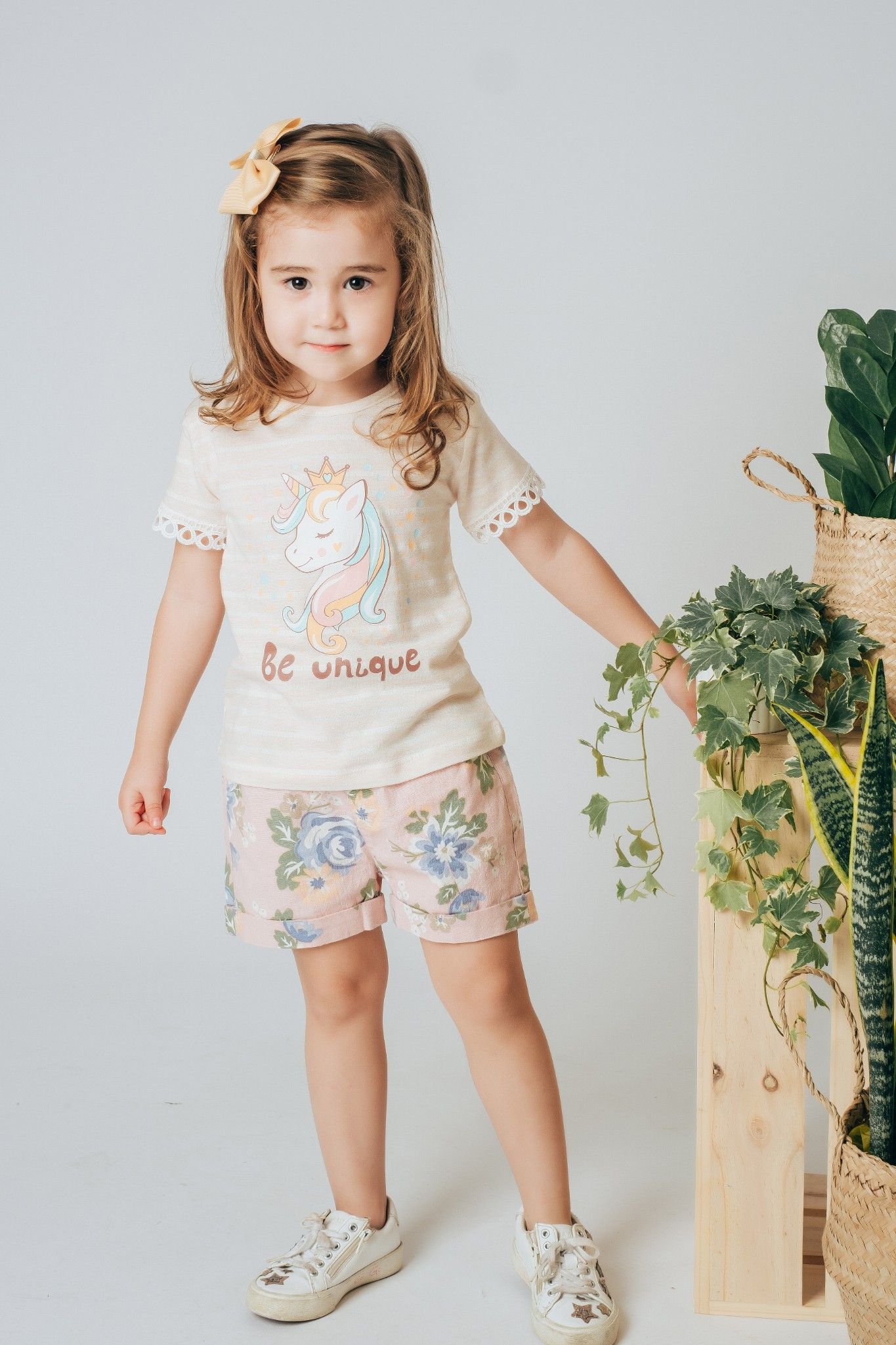 Quần short bé gái Rabity 8075