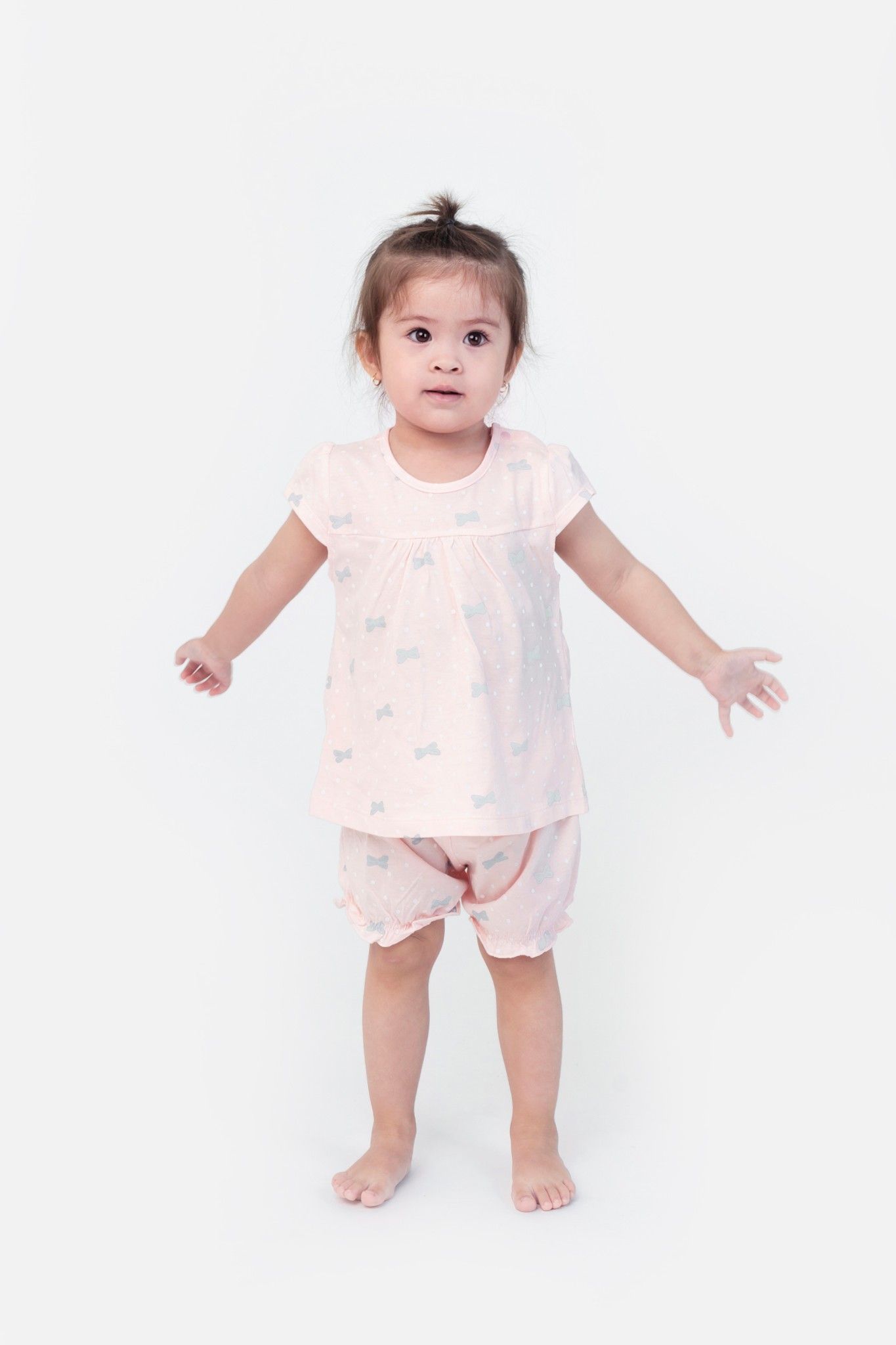 Bộ ngắn tay bé gái Rabity 0040