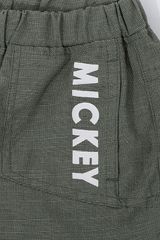 Quần short in chữ Mickey bé trai Rabity 5572.5565