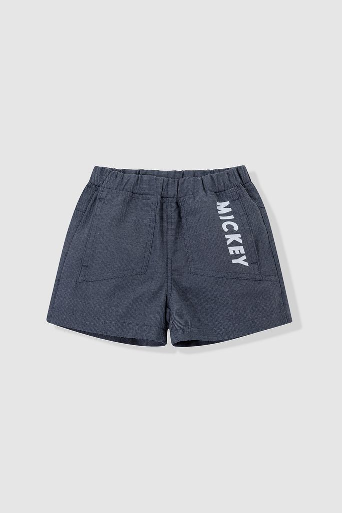 Quần short in chữ Mickey bé trai Rabity 5572.5565