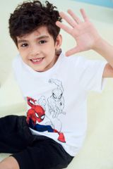 Áo thun ngắn tay Spider-man bé trai Rabity 500.004