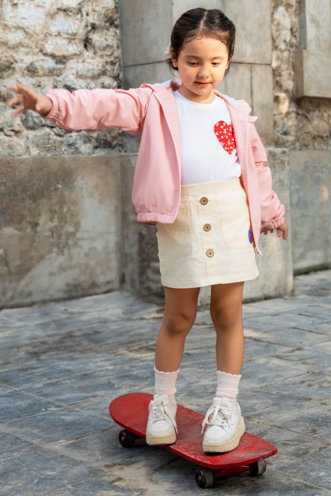 Áo khoác gió bé gái Rabity x ELLE Kids- designed in Paris 83010