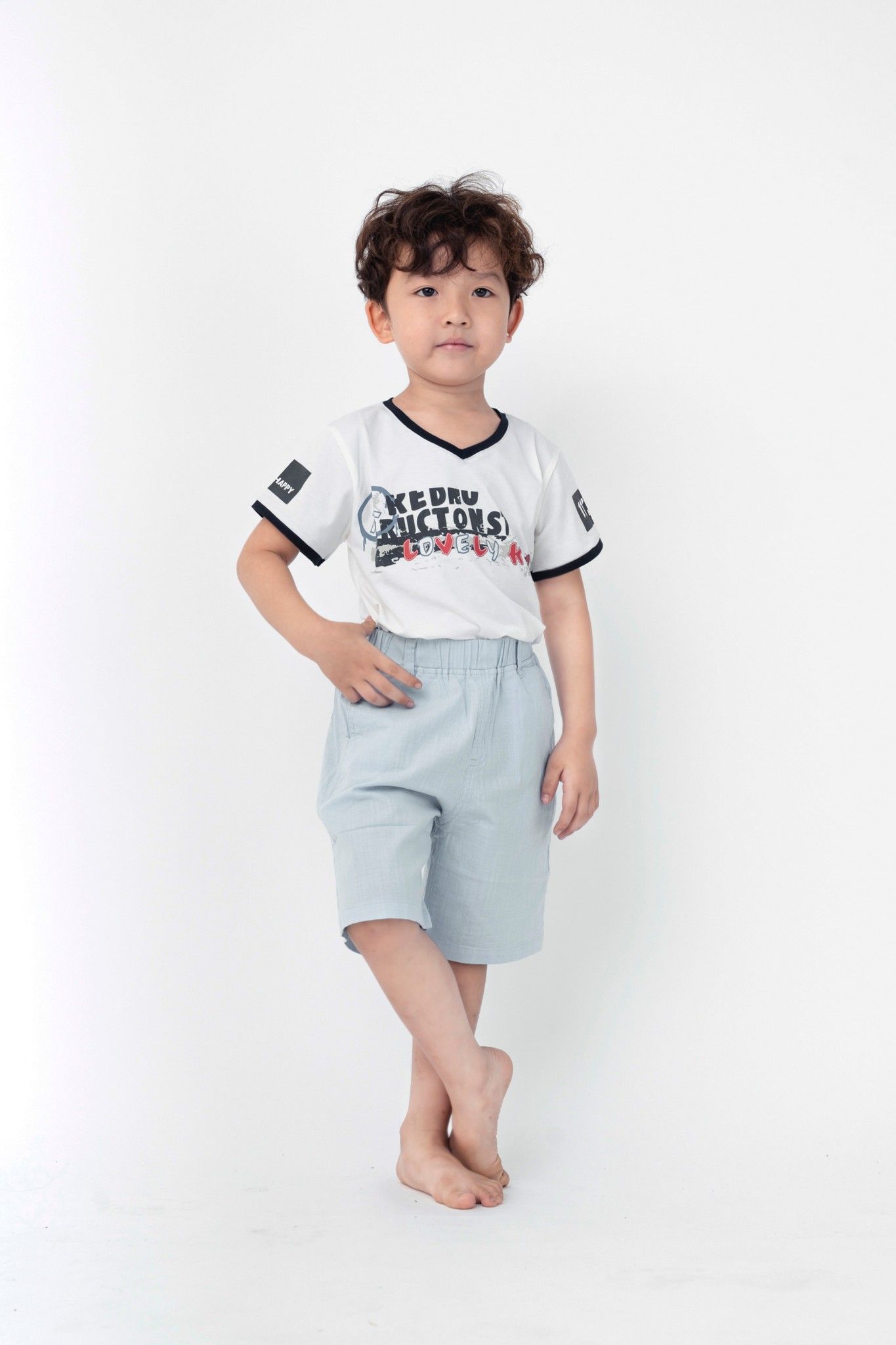 Quần lửng kaki bé trai Rabity 9.044