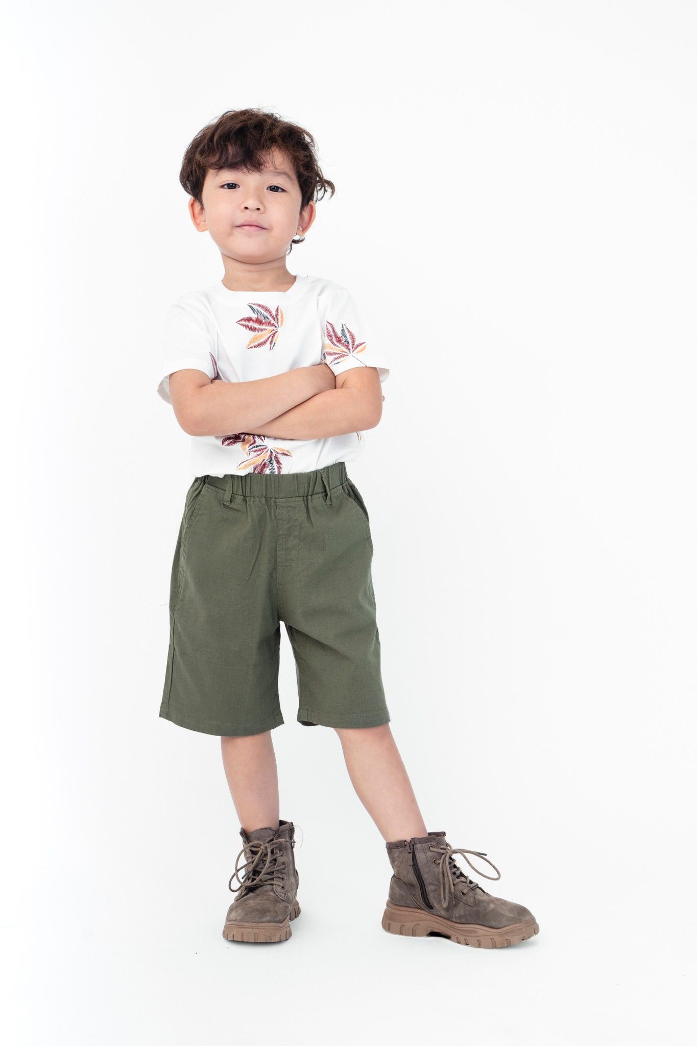 Quần lửng kaki bé trai Rabity 9.044