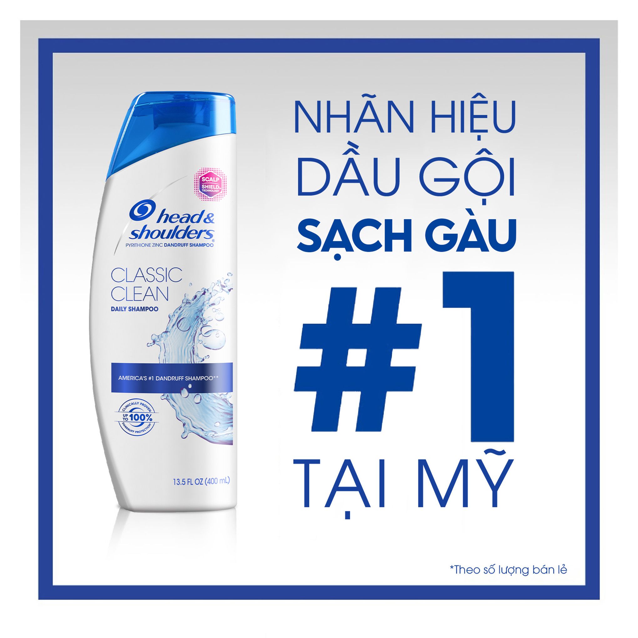 Dầu Gội Head&Shoulders Classic Clean 400ml