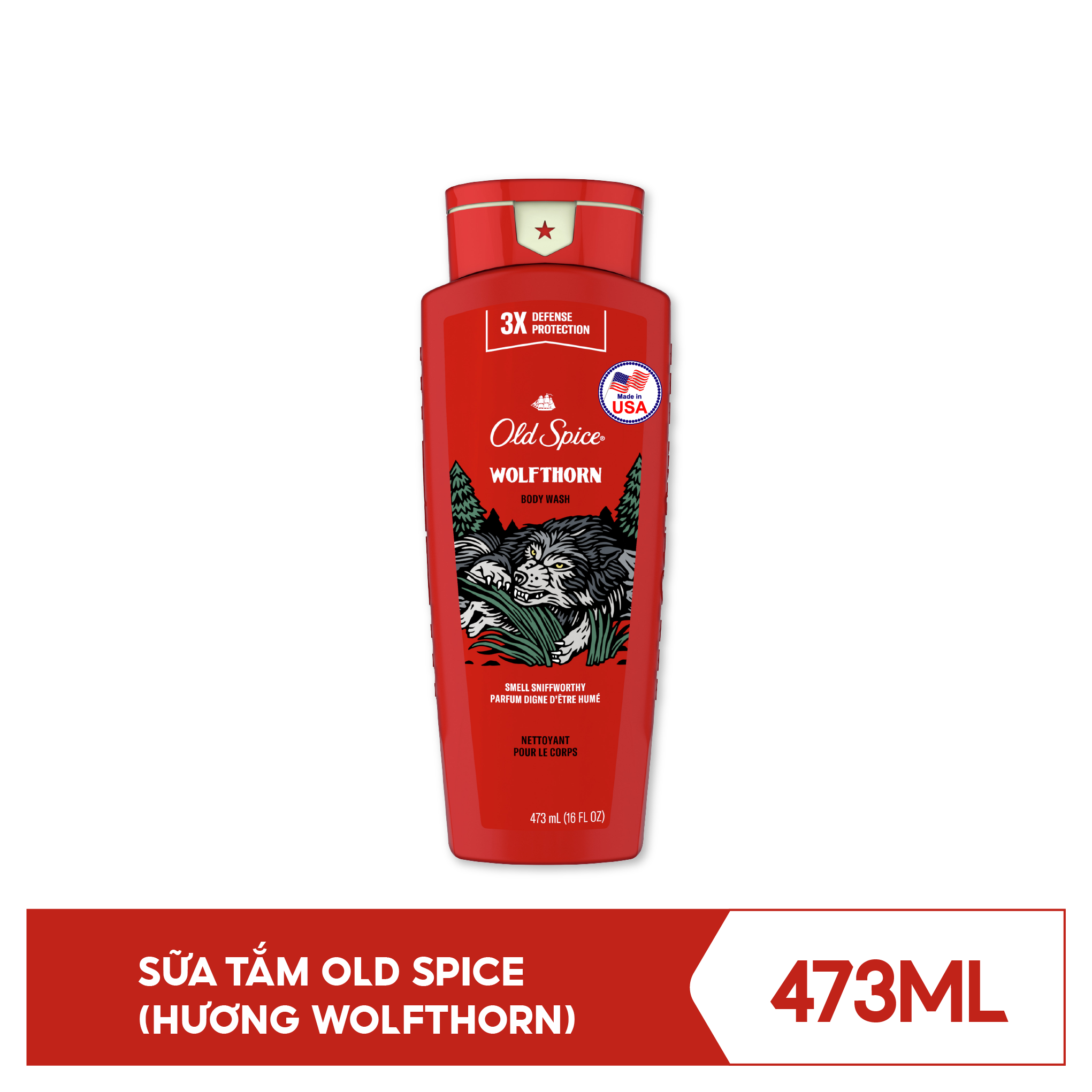 Sữa Tắm OLD SPICE WOLFTHORN 473ml