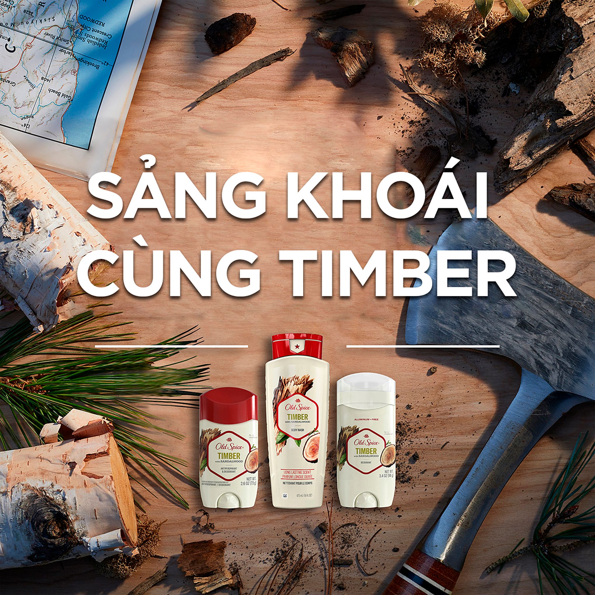 Sữa Tắm OLD SPICE TIMBER 473ml