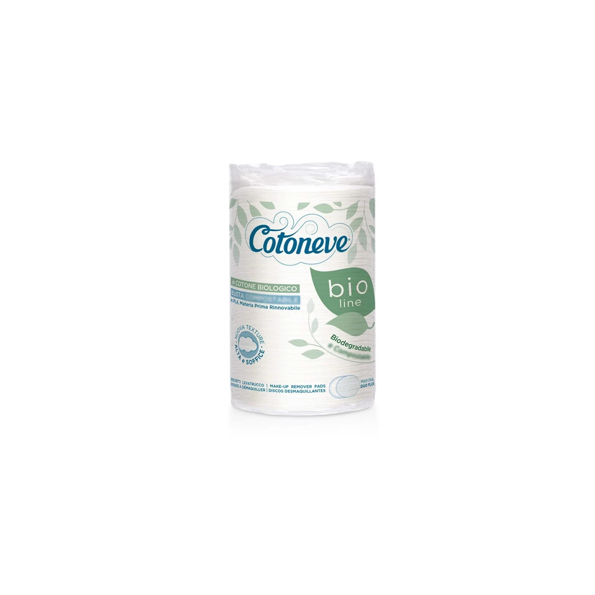 Bông Tẩy Trang Hữu Cơ Bio-Line 60 Miếng Cotoneve (Túi Sinh Học Tự Phân Hủy)