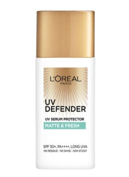 Kem Chống Nắng Mịn Nhẹ Che Phủ Đều Màu Da L’Oreal Uv Defender Correct & Protect Spf 50+ Pa ++++ 50ml