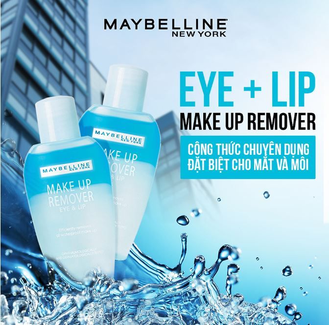Tẩy Trang Mắt Môi Maybelline New York 150ml
