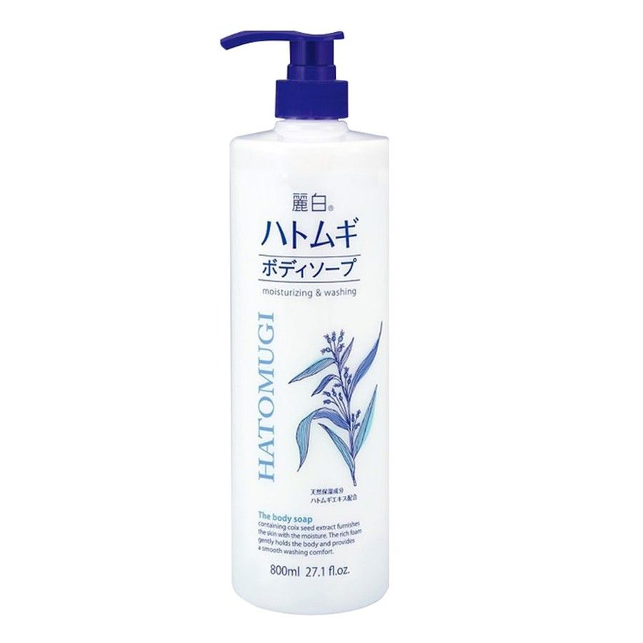 Sữa tắm ý dĩ làm trắng da Hatomugi 800ml