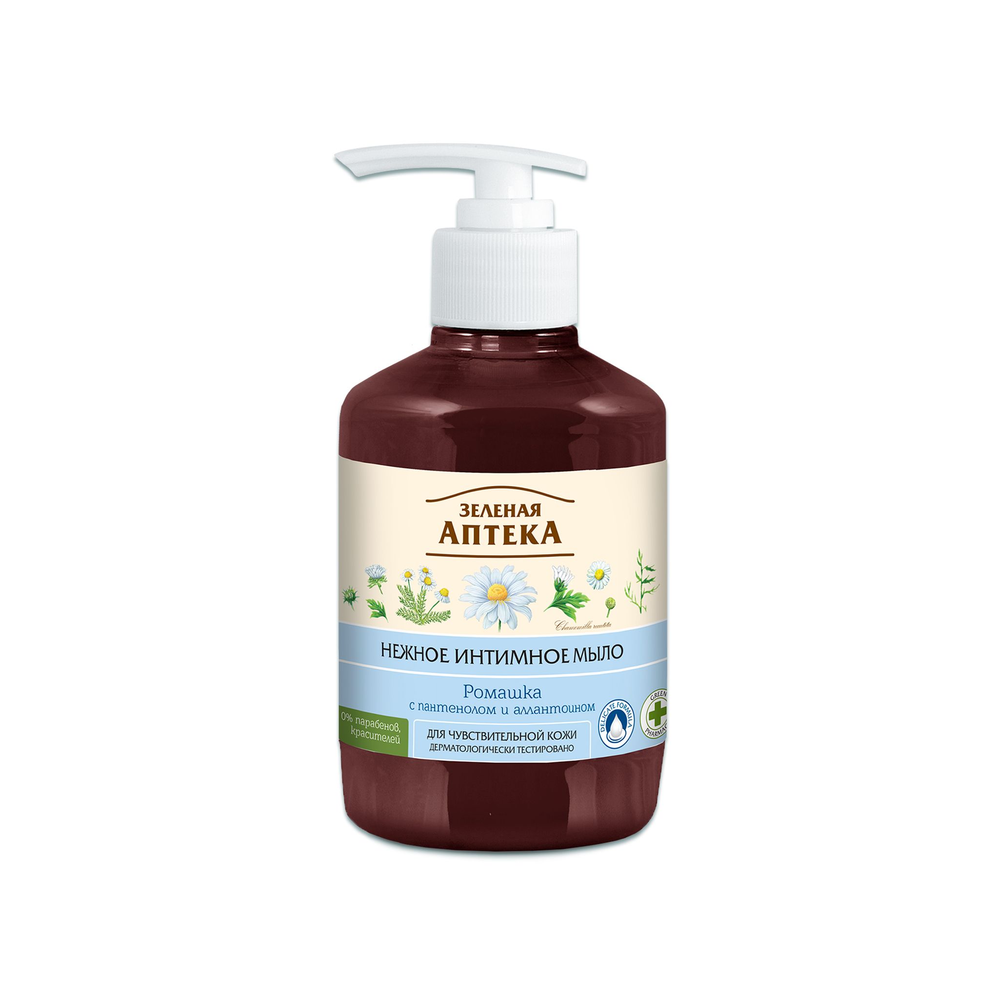 Dung Dịch Vệ Sinh Phụ Nữ Zelenaya Apteka Da Nhạy Cảm Hoa Cúc 370ml