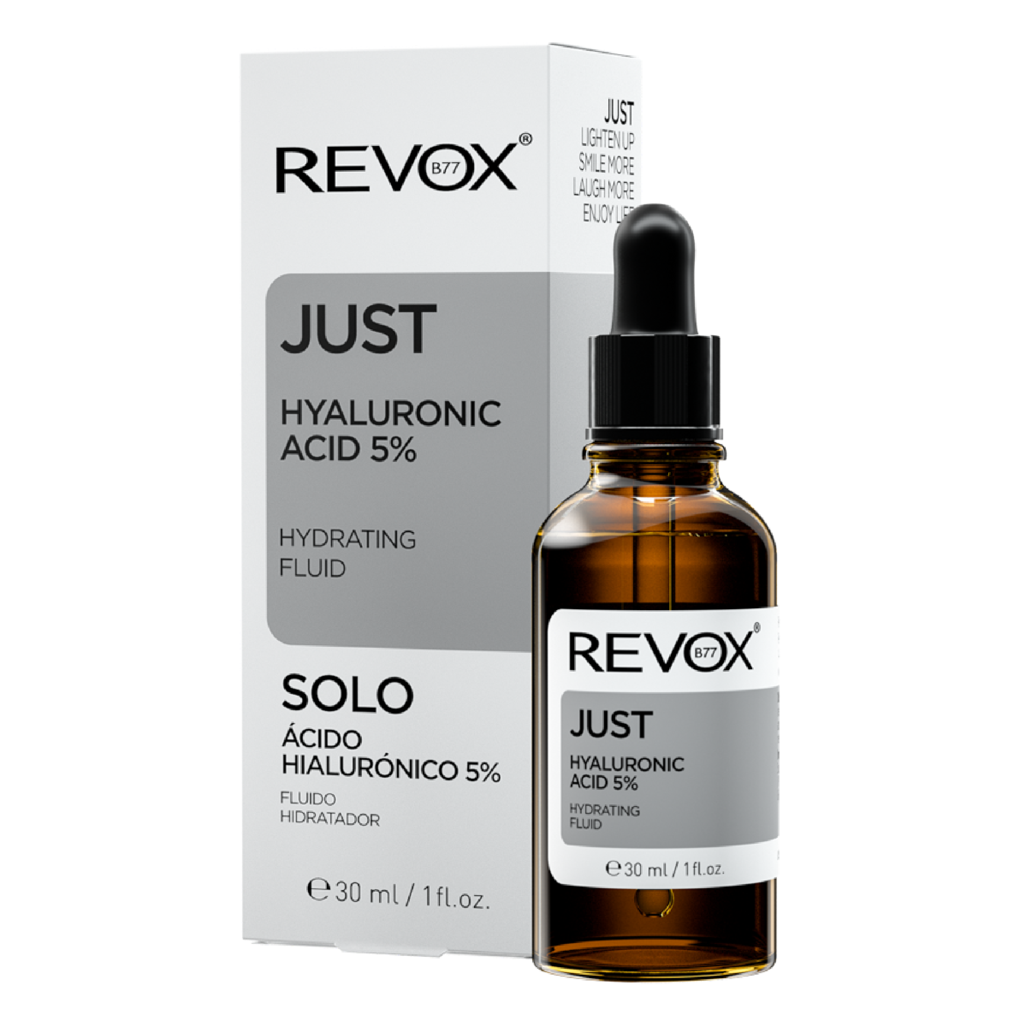 Tinh Chất Revox B77 Just Hyaluronic Acid 5% Dưỡng Ẩm Mặt & Cổ 30ml